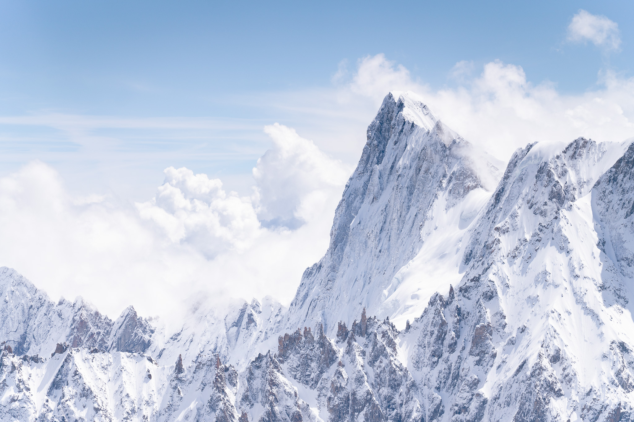 Snow Covered Mountains