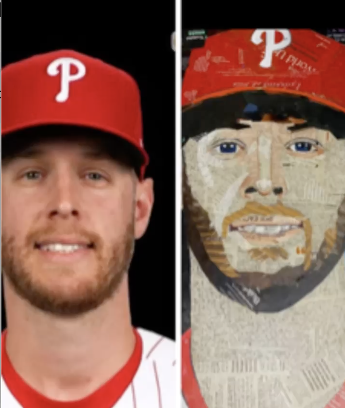 Custom Paper Collage Portrait