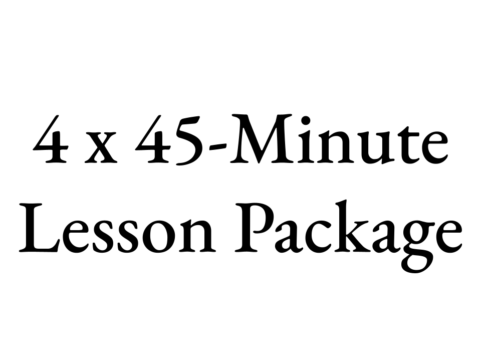 4 x 45-Minute Lesson Package