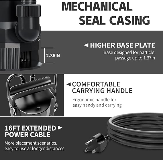 Lanchez Sump Pump 1.6HP