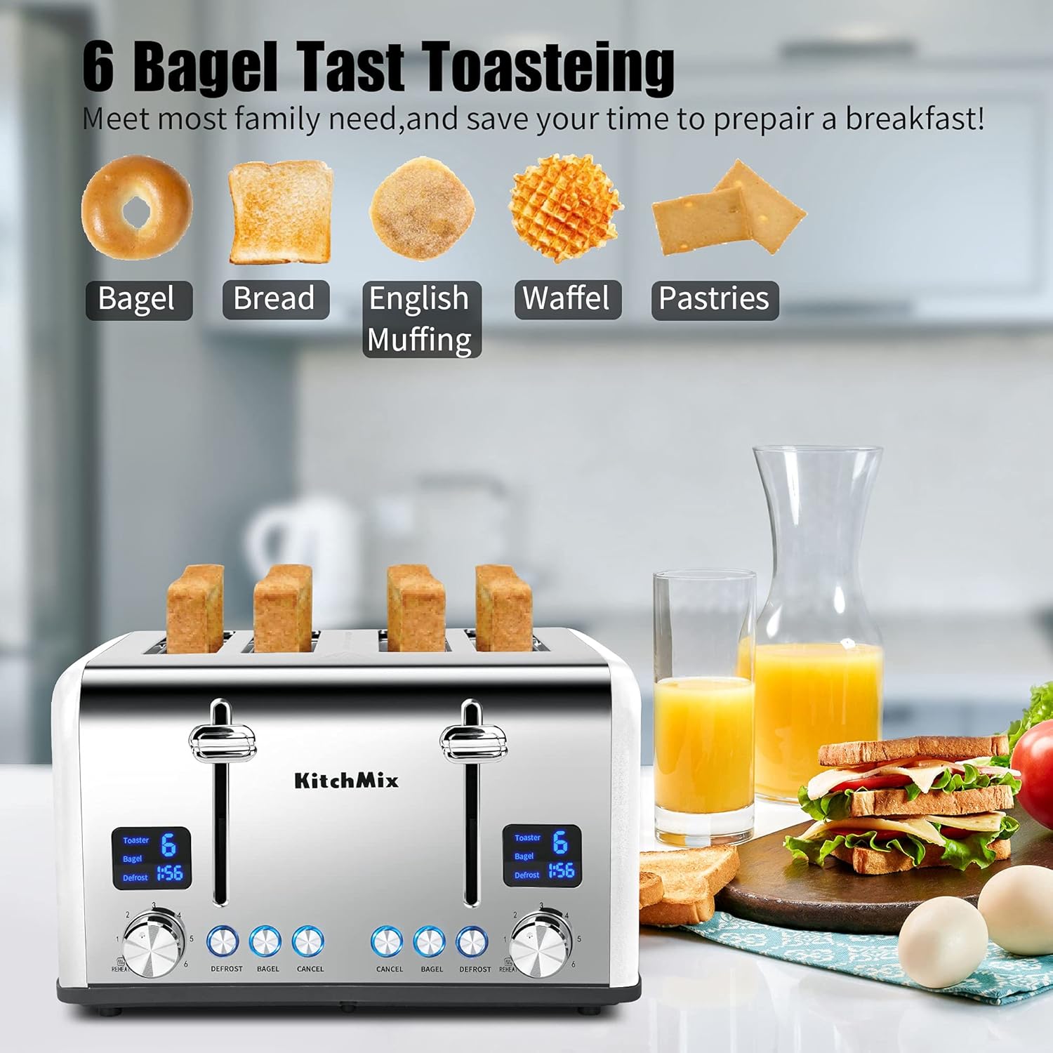KitchMix WT-8200E Toaster