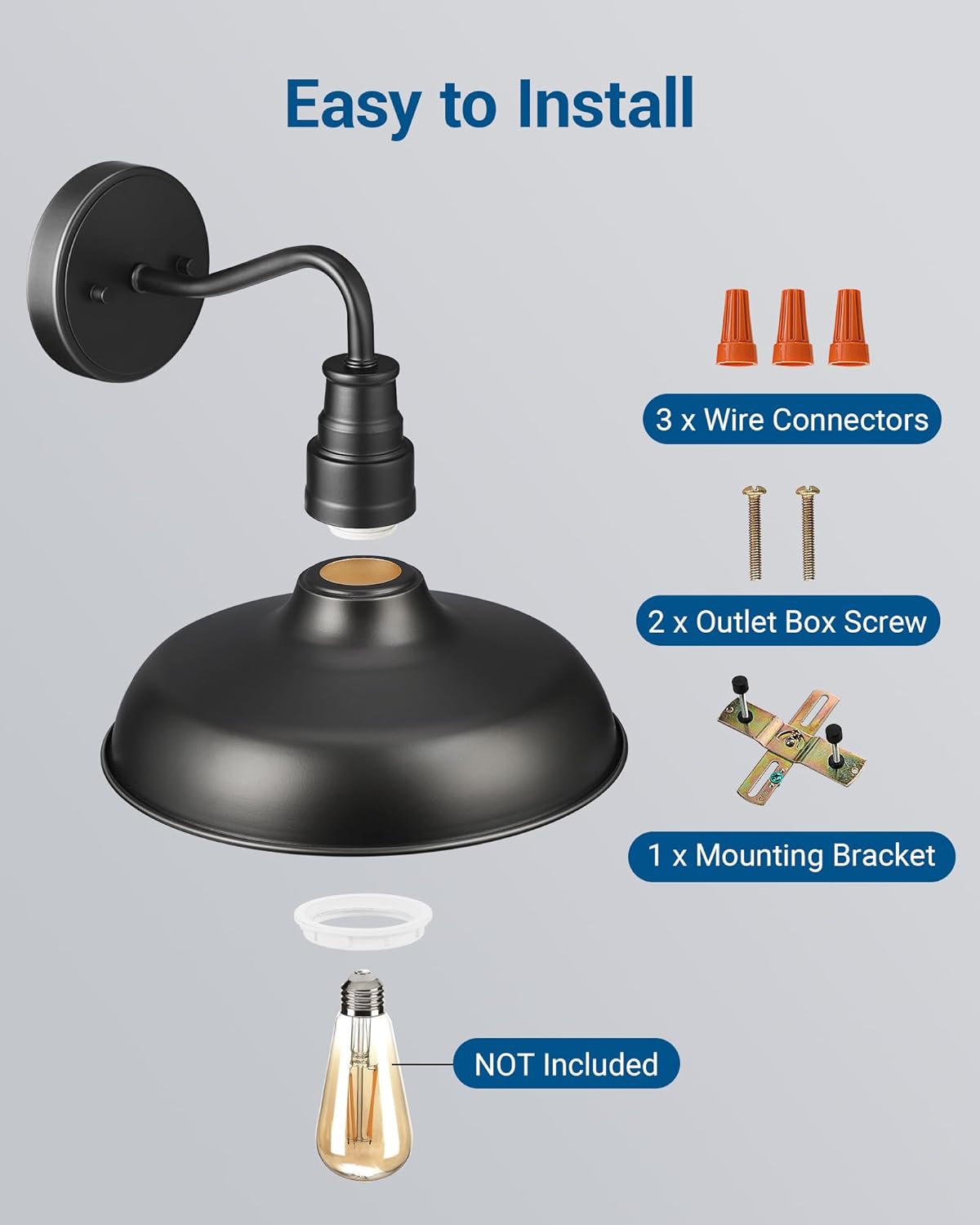 Dewenwils Wall Light (2-Pack)