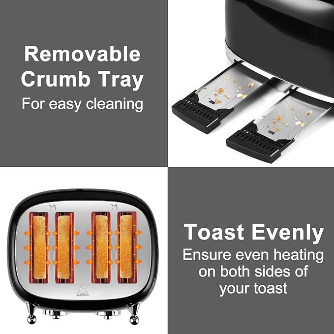 Cusimax 4-Slice Toaster