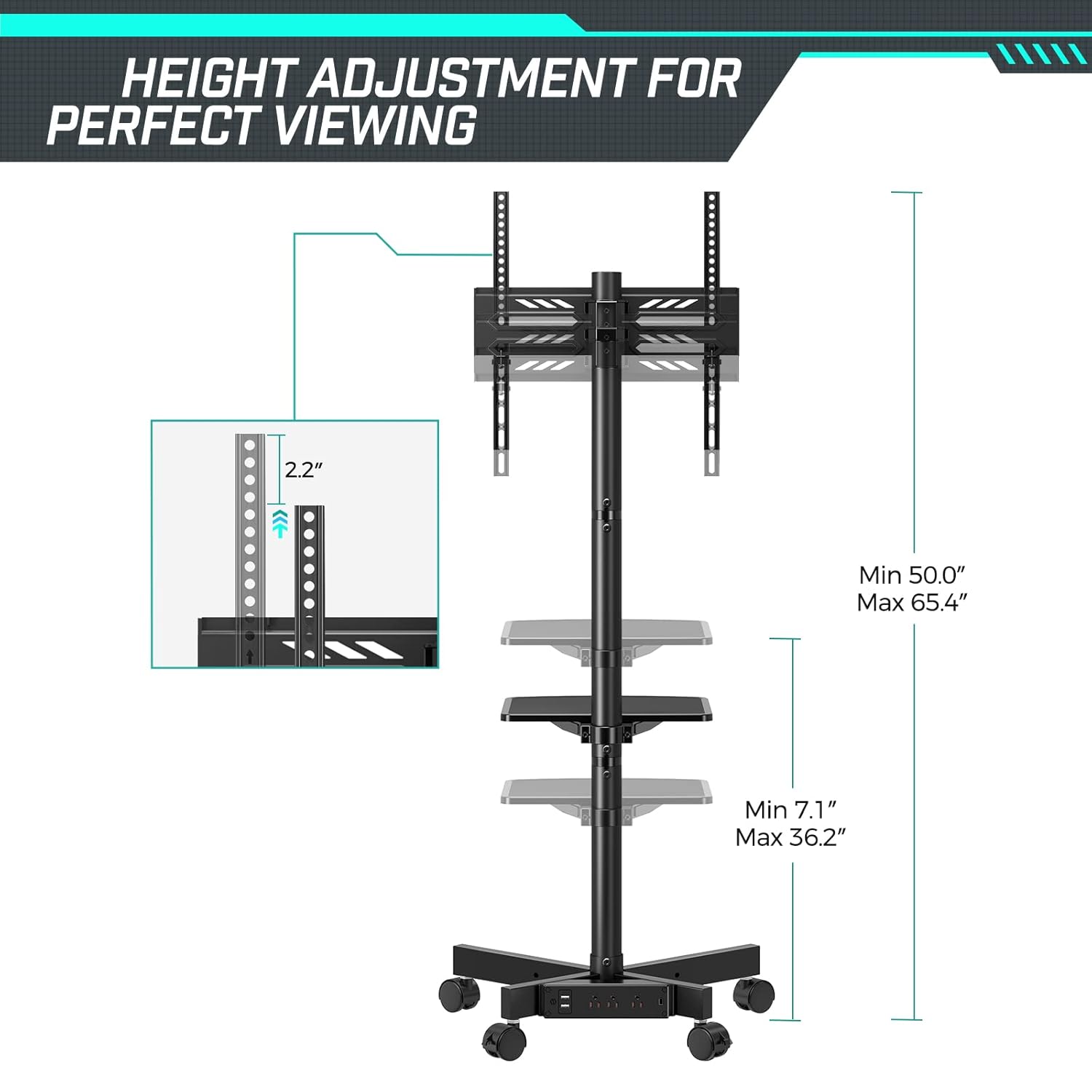 Greenstell TV Cart TS003-GL