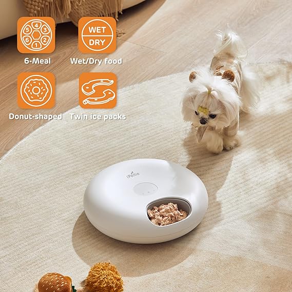 iPetie 6-Meal Pet Feeder