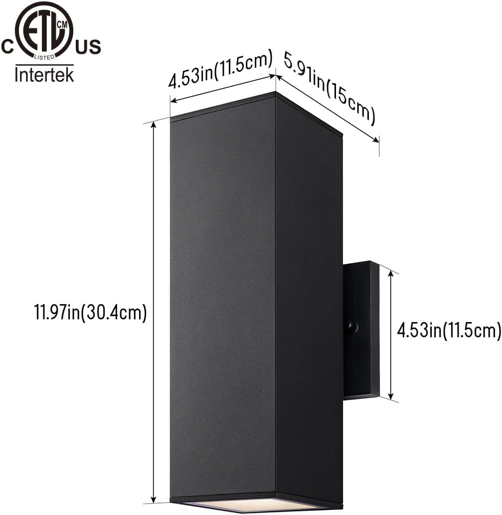 Mirrea Outdoor Wall Lights (2-Pack)