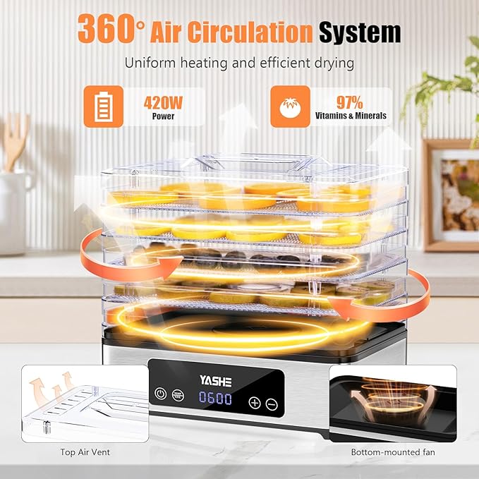 YASHE Dehydrator FD-1019