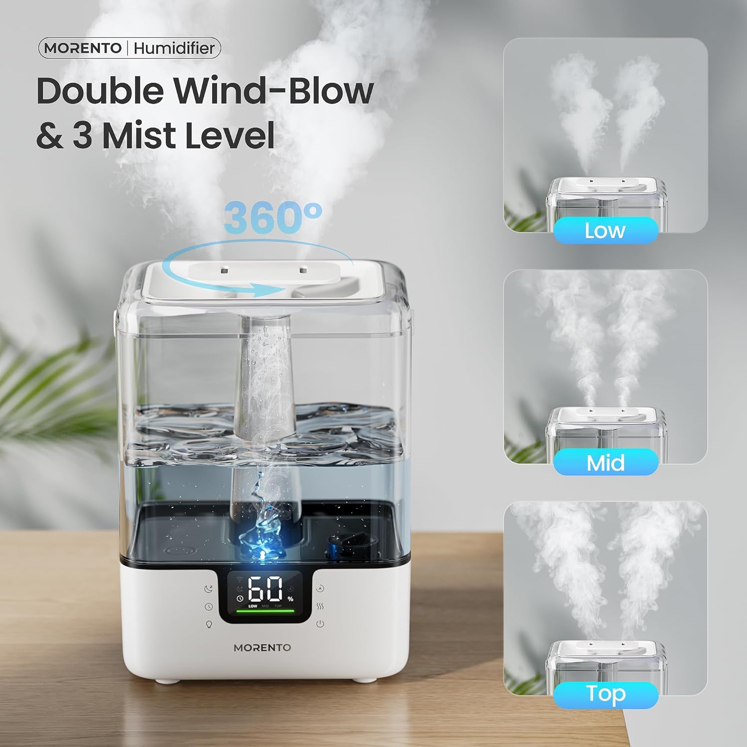 MORENTO 6L Humidifier with Diffuser