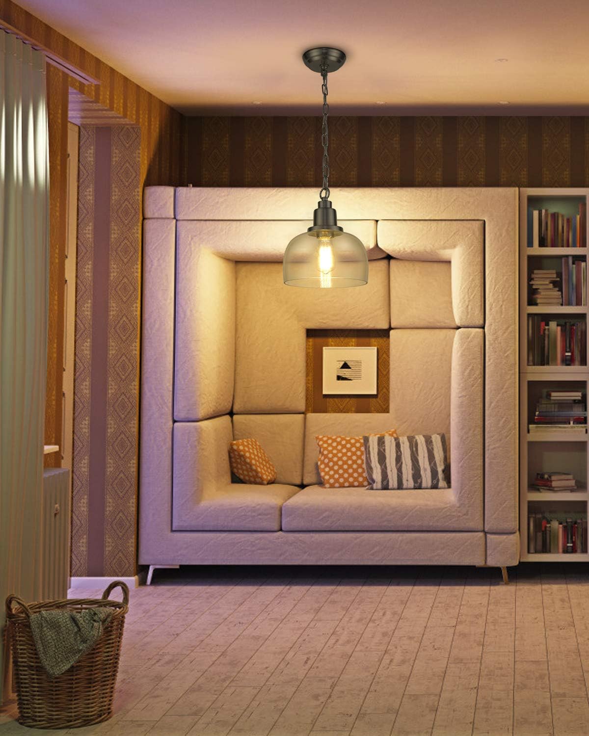 EAPUDUN Farmhouse Pendant Light