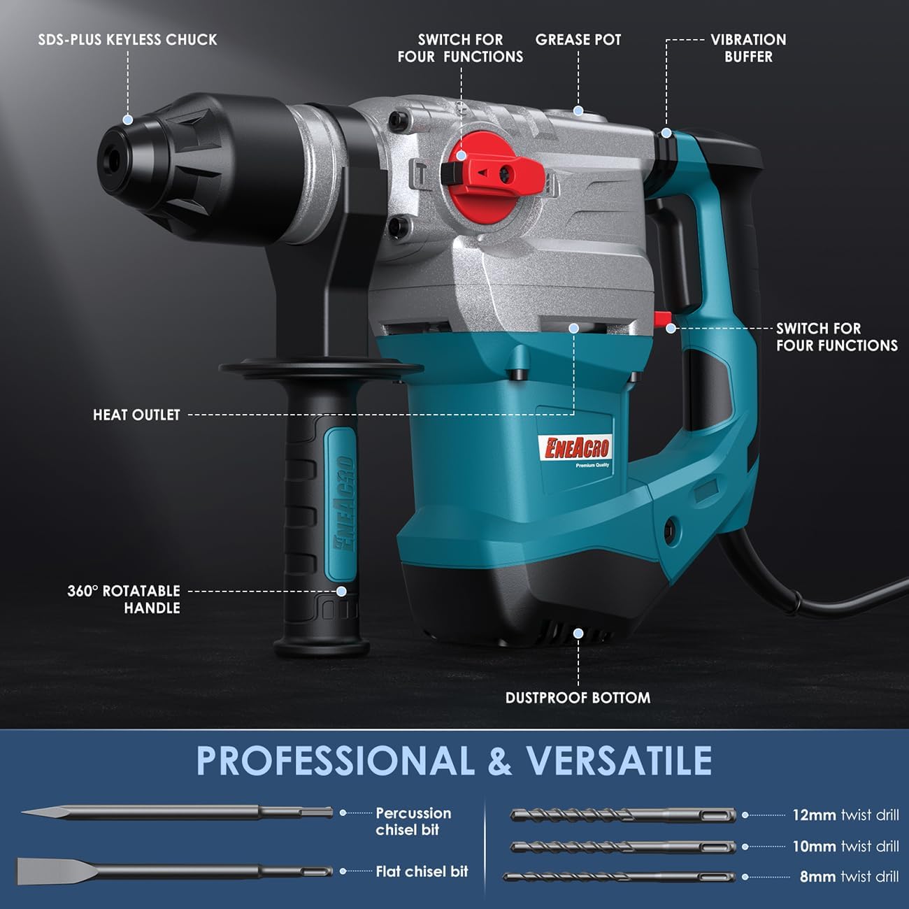 ENEACRO Rotary Hammer Drill