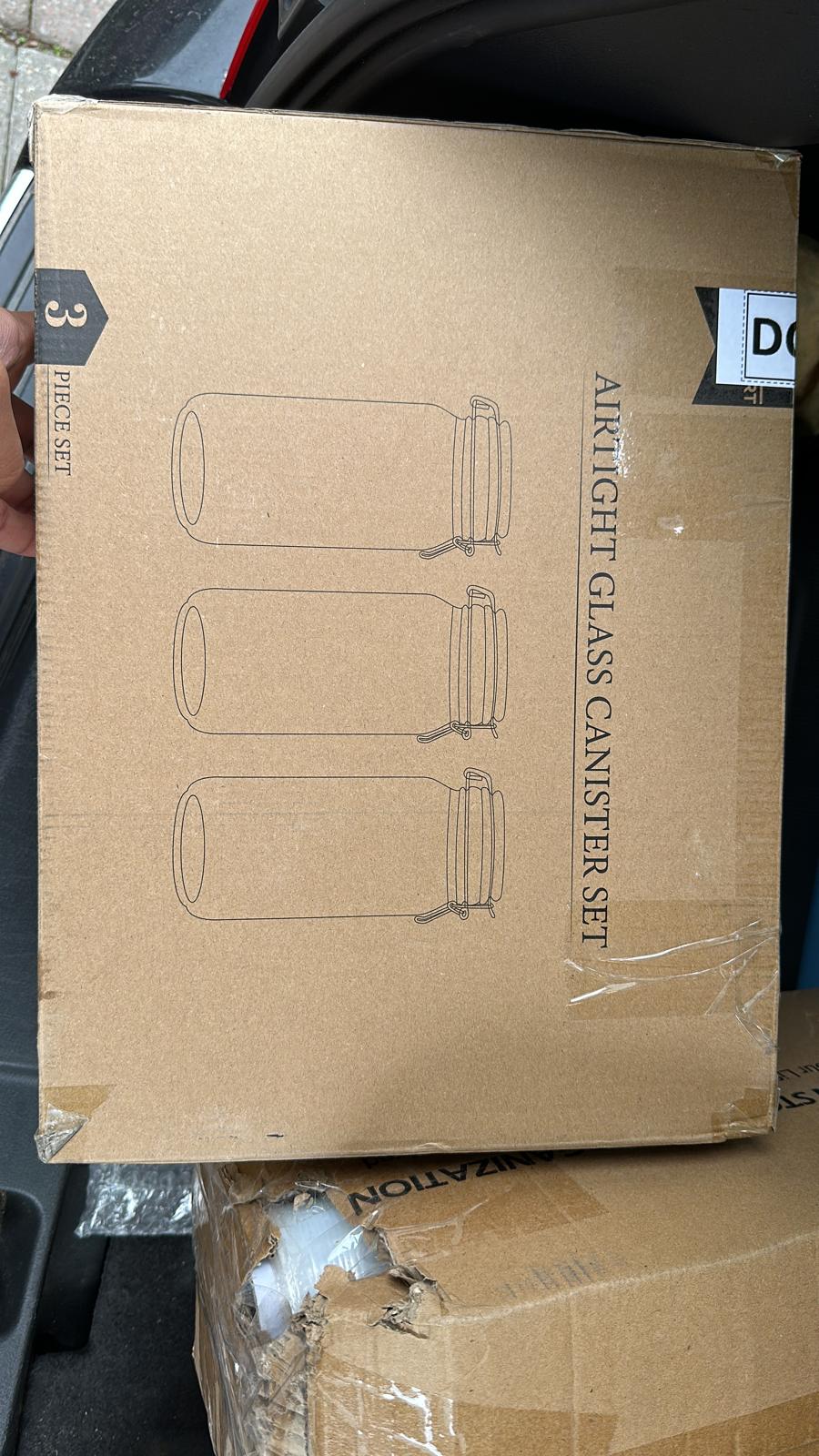 JoyJolt Glass Jars (3 x 50oz)