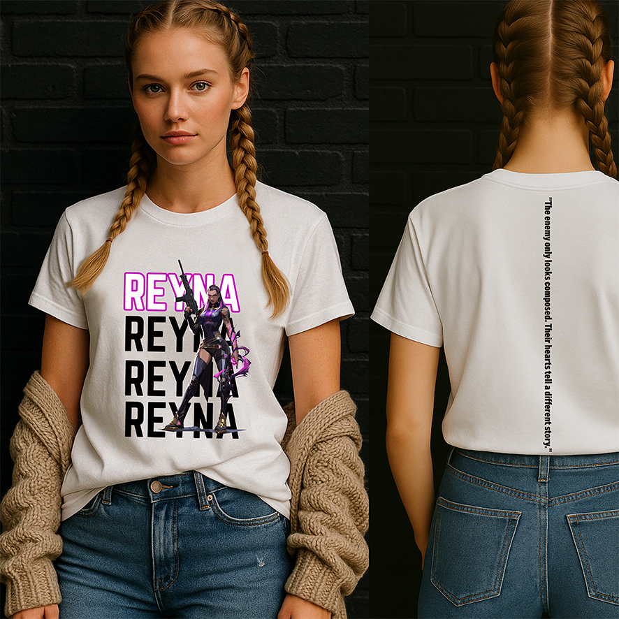 Valorant Reyna T-Shirt or Sweater, Gaming T-Shirt Top PC Gamer Tee Gift for Gamer, Present for Gamer Astra V Tee, Gift for Son Gaming Tshirt