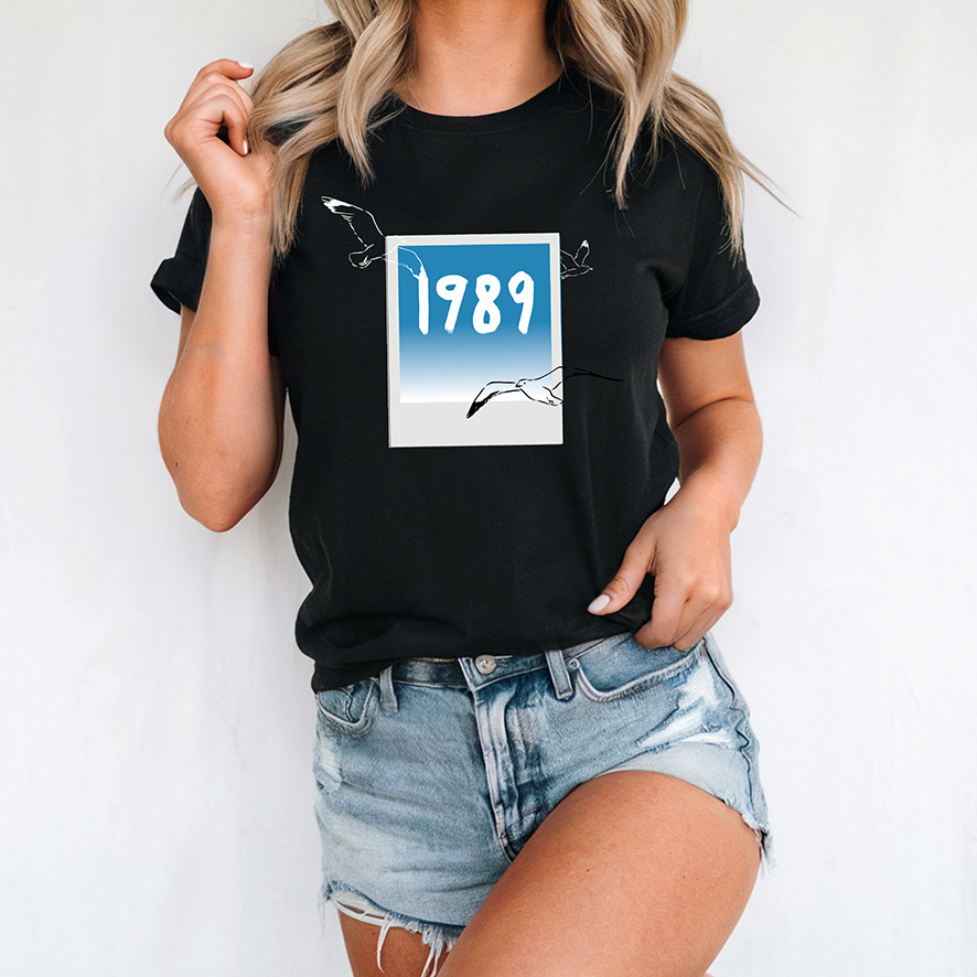 1989 Crop Top /T-Shirt/Jumper, Custom Year T-shirt 1989 TShirt, Baby Tee Cool Baby Crop Top 1989 T-Shirt, Custom Year Crop Top, 1989 T-Shirt