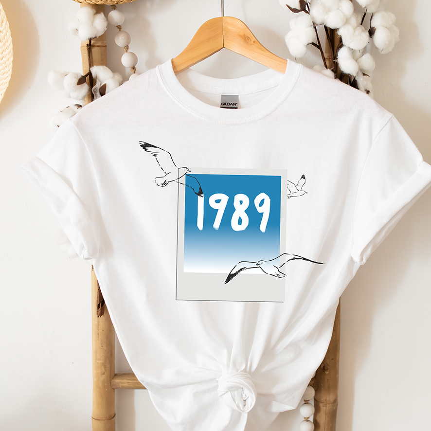 1989 Crop Top /T-Shirt/Jumper, Custom Year T-shirt 1989 TShirt, Baby Tee Cool Baby Crop Top 1989 T-Shirt, Custom Year Crop Top, 1989 T-Shirt