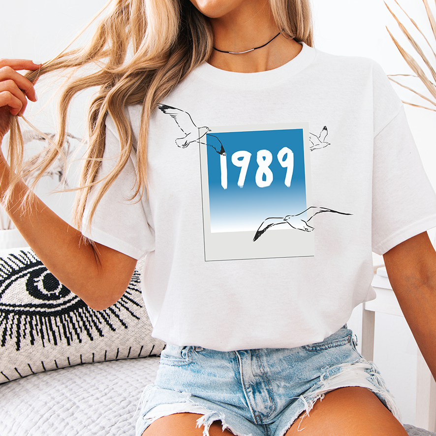 1989 Crop Top /T-Shirt/Jumper, Custom Year T-shirt 1989 TShirt, Baby Tee Cool Baby Crop Top 1989 T-Shirt, Custom Year Crop Top, 1989 T-Shirt