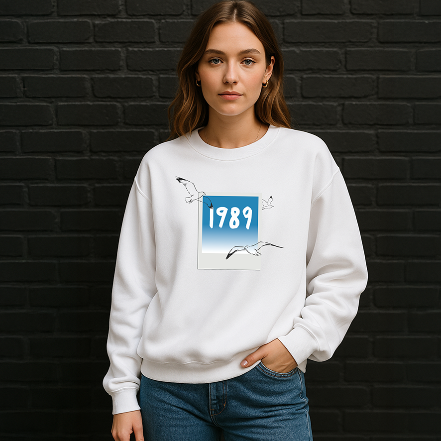 1989 Crop Top /T-Shirt/Jumper, Custom Year T-shirt 1989 TShirt, Baby Tee Cool Baby Crop Top 1989 T-Shirt, Custom Year Crop Top, 1989 T-Shirt