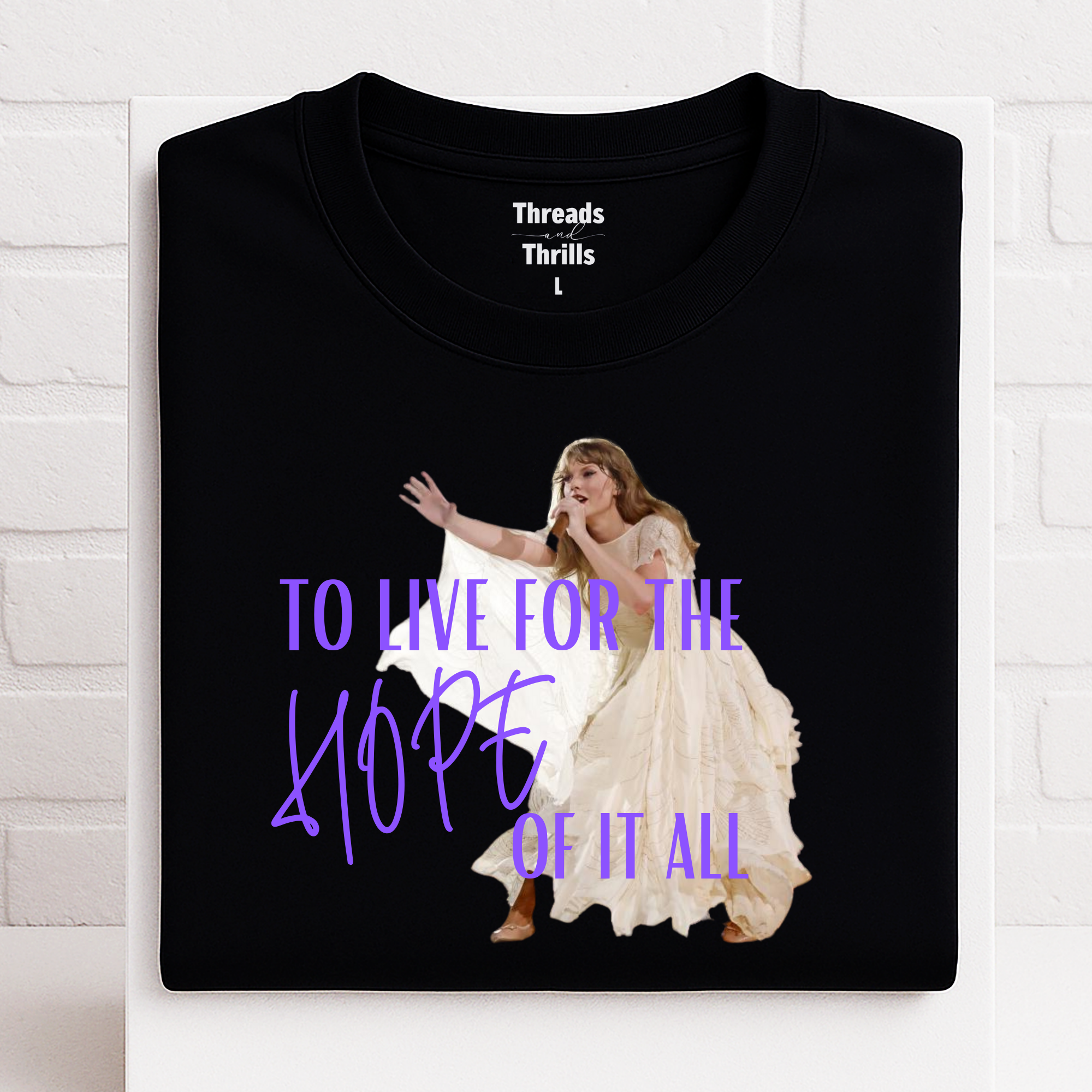 Taylor Swift Fan T-Shirt, August T-Shirt/Jumper, To Live For The Hope Of It All Tshirt, August Sweatshirt, August tshirt, Folklore Jumper, Folklore Tshirt, August Top