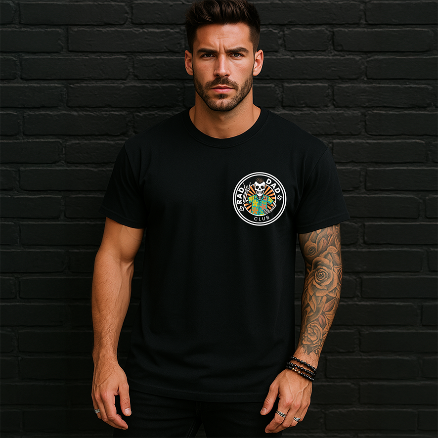 Rad Dad Tshirt, Present for Dad Shirt T-shirt Cool Dad Skeleton T Shirt, Cool Dad Jumper Gift for Dad Sweatshirt Cool Dad T Shirt Pressie for Dad