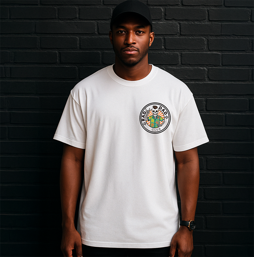 Rad Dad Tshirt, Present for Dad Shirt T-shirt Cool Dad Skeleton T Shirt, Cool Dad Jumper Gift for Dad Sweatshirt Cool Dad T Shirt Pressie for Dad
