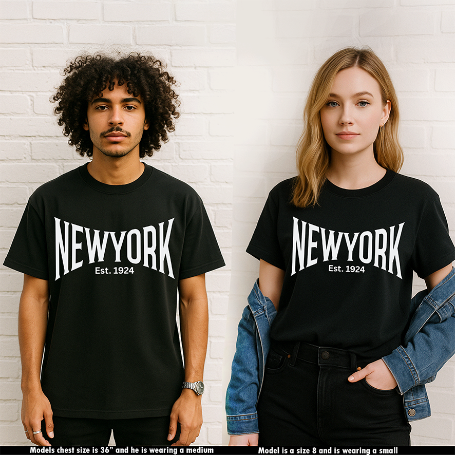 New York Streetwear T-Shirt or Jumper, Statement T-Shirt, NYC Top Shirt NY Logo Tee, Graphic Bold Word Tshirt, New York Jumper, New York Sweater, NY Tee Top, NY Jumper