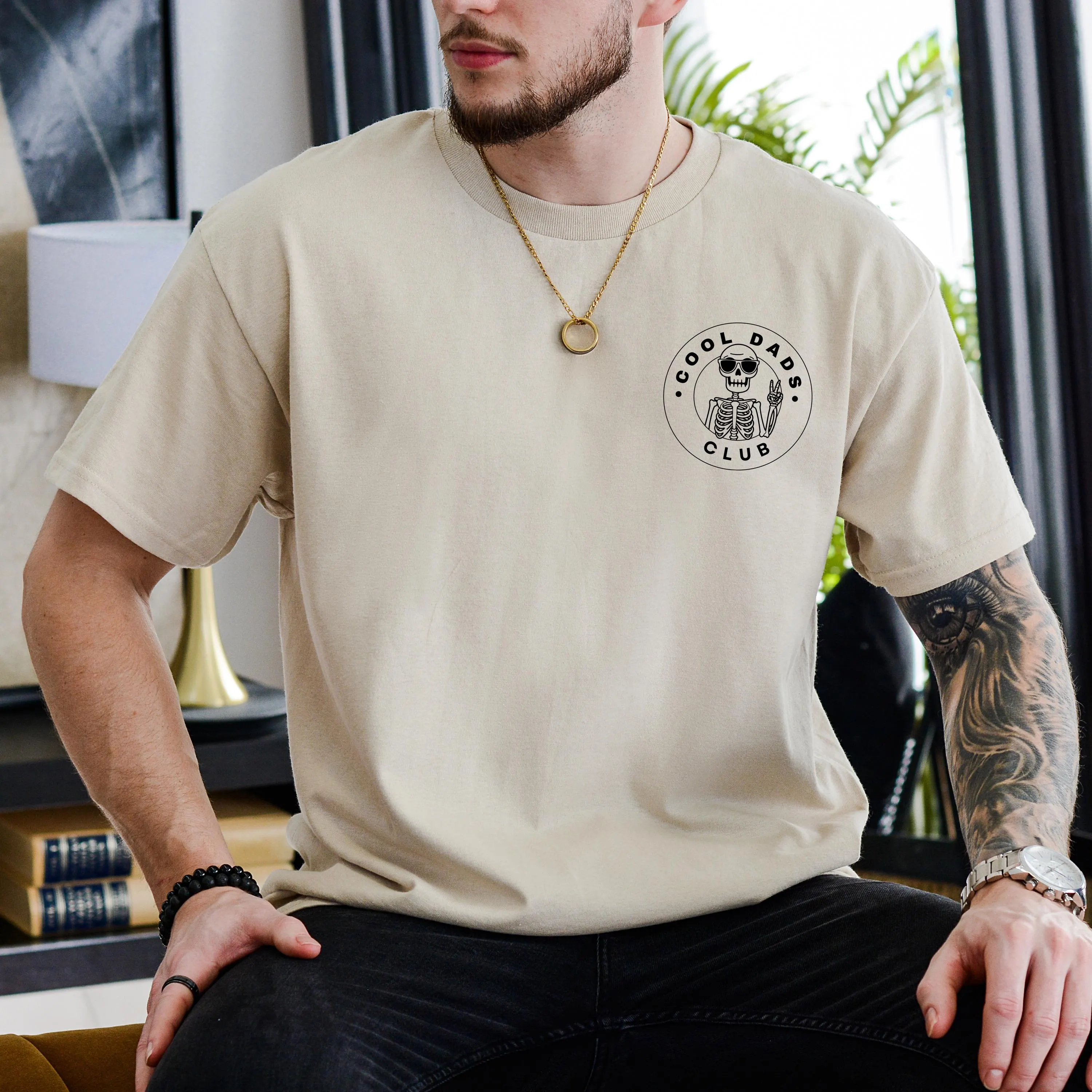 Present for Dad, Skeleton T-shirt for man, Cool Dad Top Jumper Gift for my dad gift for man, New dad present Funny present for Dad Husband