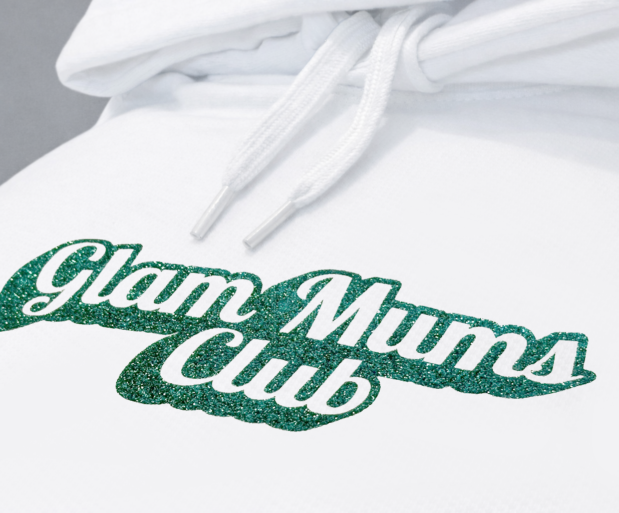 Glam Mums Club Hoodie, Sparkly ladies hoodie, Super glittery jumper! - The perfect gift for a glamourous Mum!