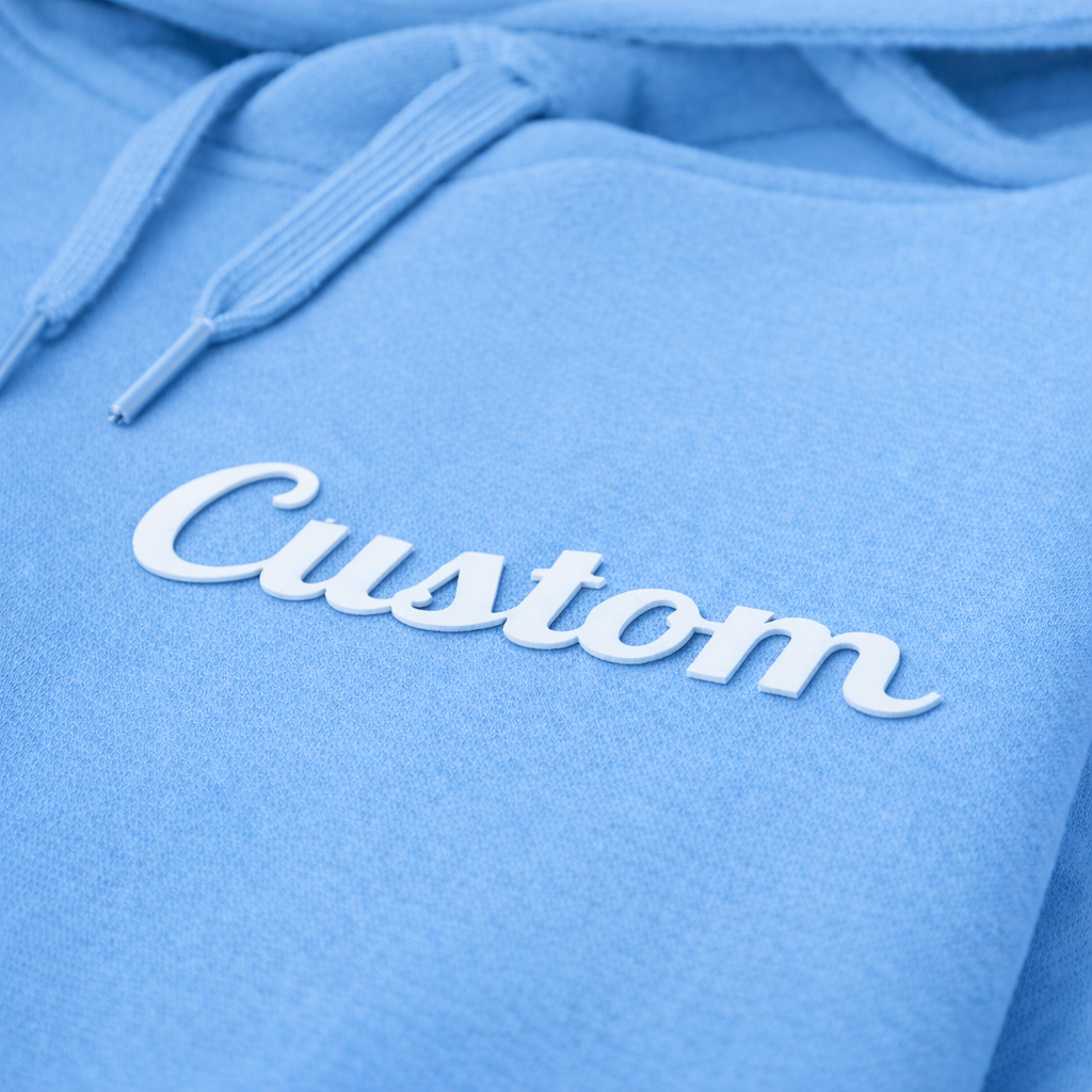 Custom Hoodie/Tshirts/Sweaters! Add any word in 3D vinyl