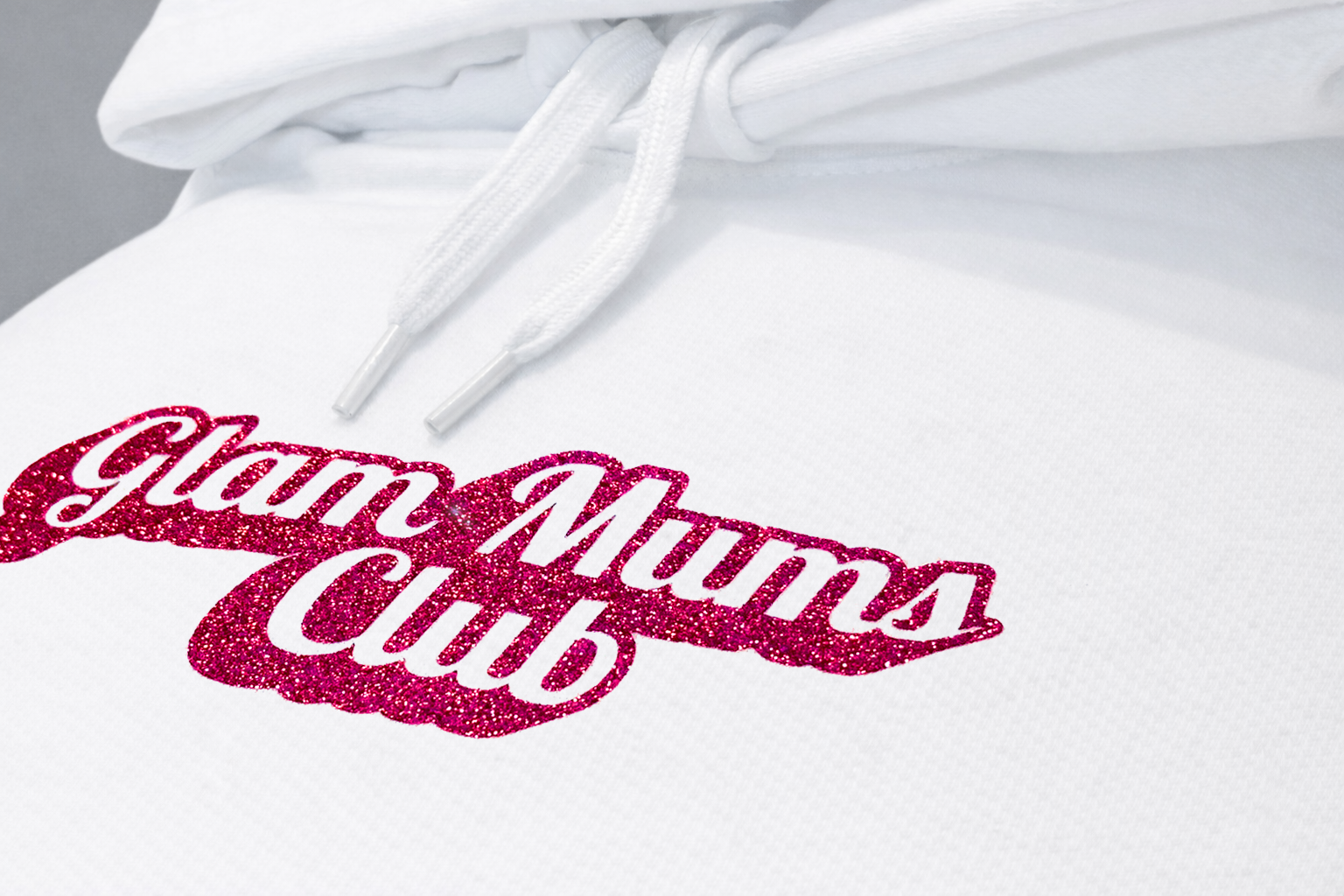 Glam Mums Club Hoodie, Sparkly ladies hoodie, Super glittery jumper! - The perfect gift for a glamourous Mum!