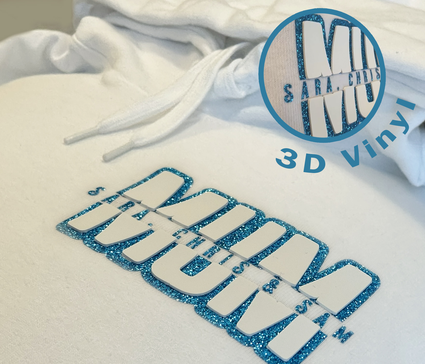 Mum Custom Hoodie! Childrens or Pets names included making it the perfect personalised gift for Mum :-)