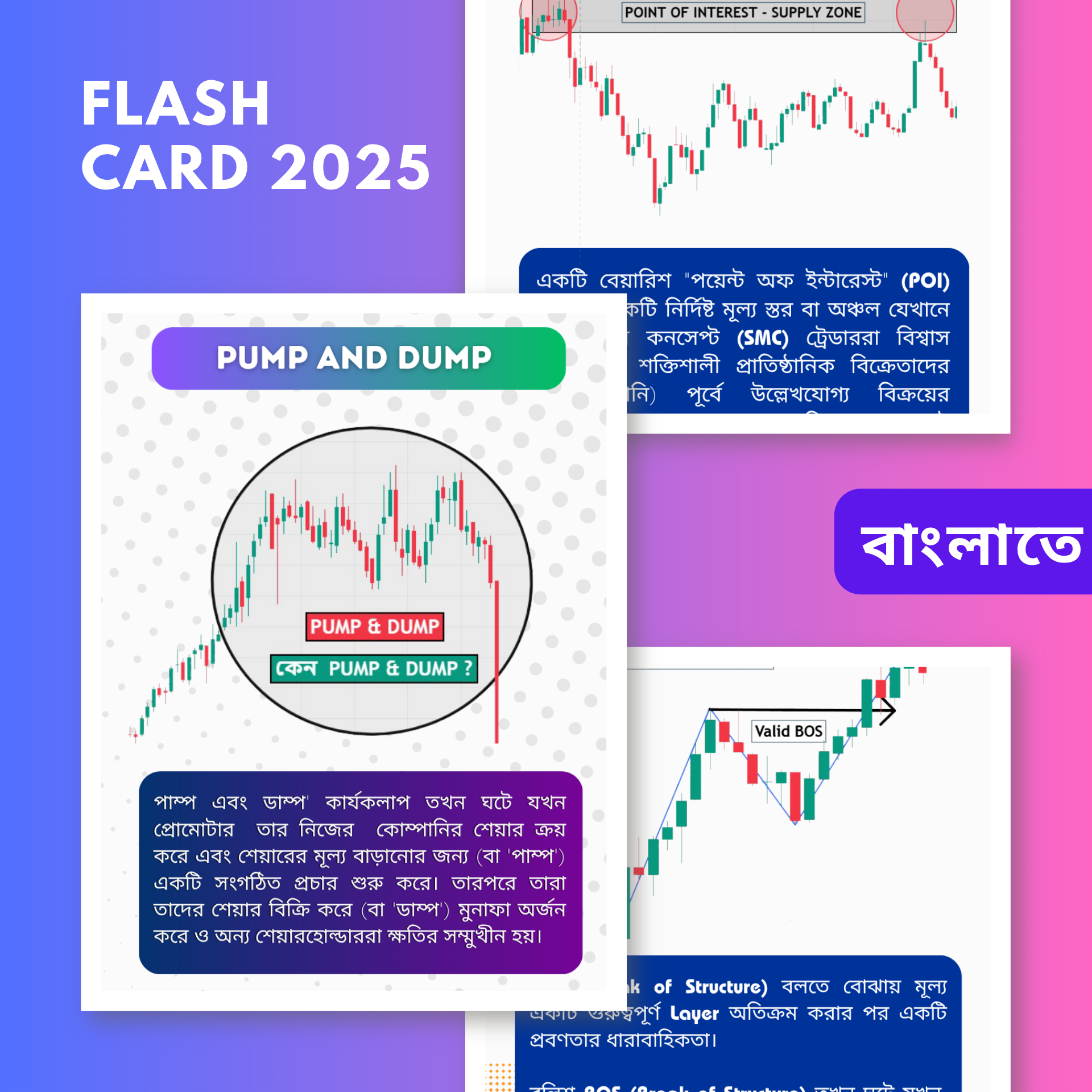 111 Trading Flash Cards + Risk Management Book+ Trading Journal (বাংলা + English) 