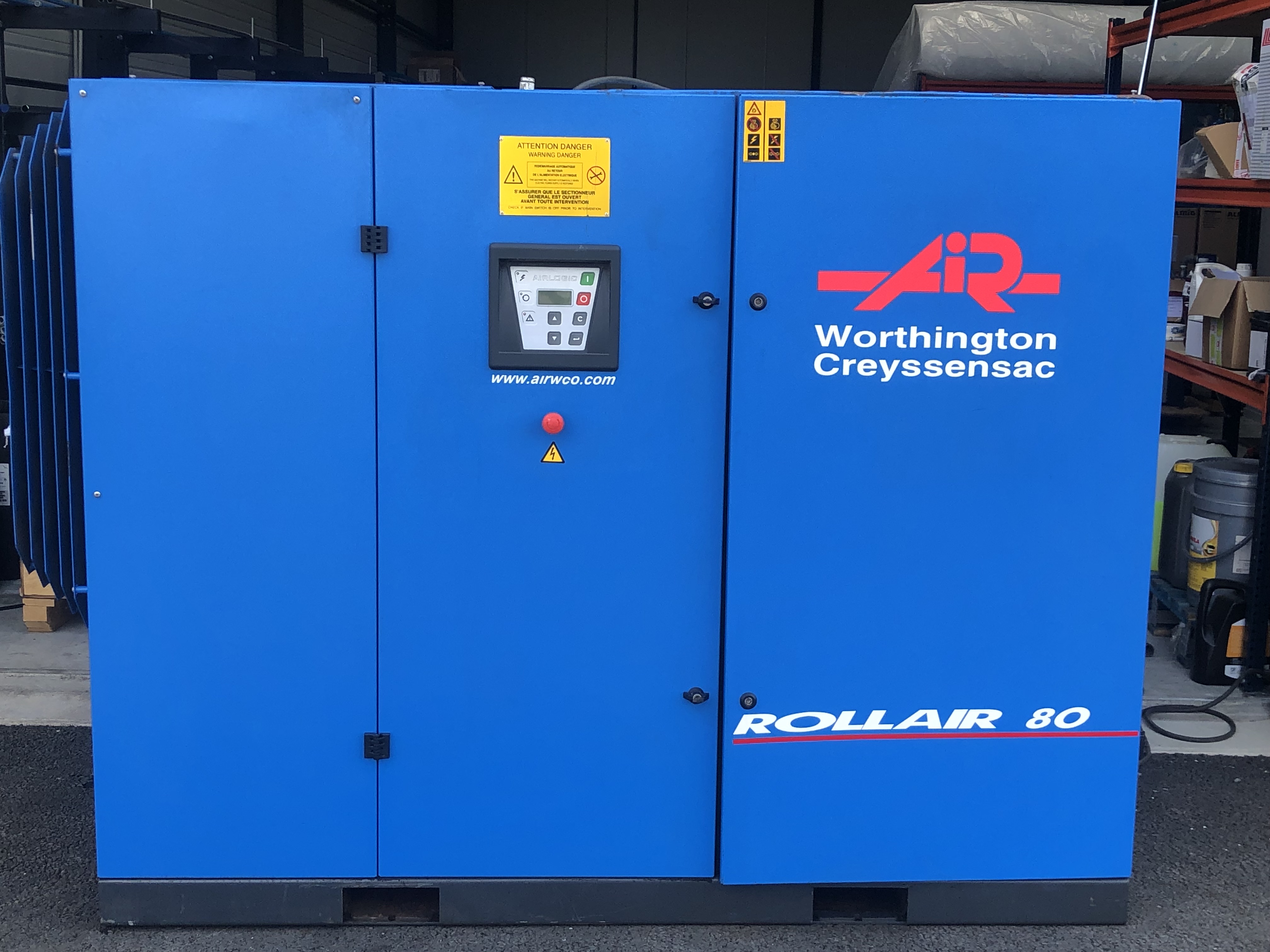 Compresseur Worthington Creyssensac RLR 80B7 AIR