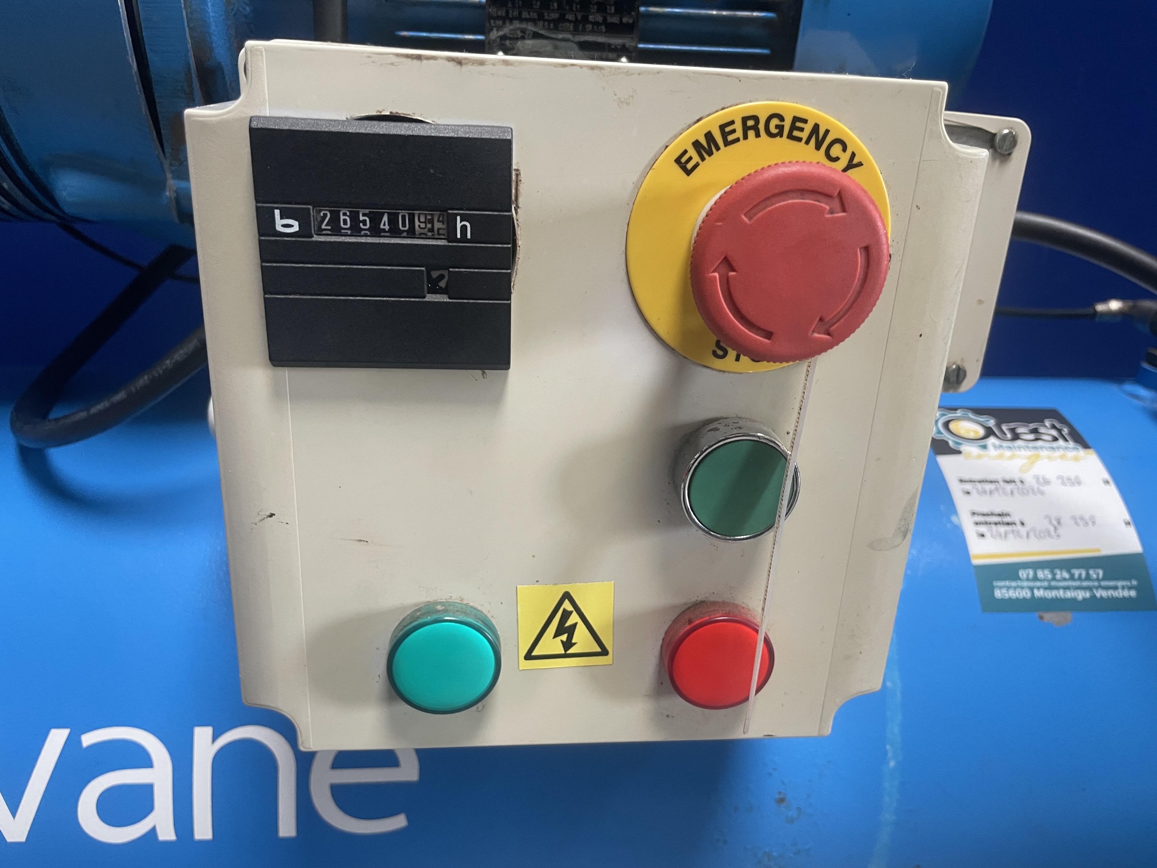 Compresseur Hydrovane 502 PURS 10-4035D400