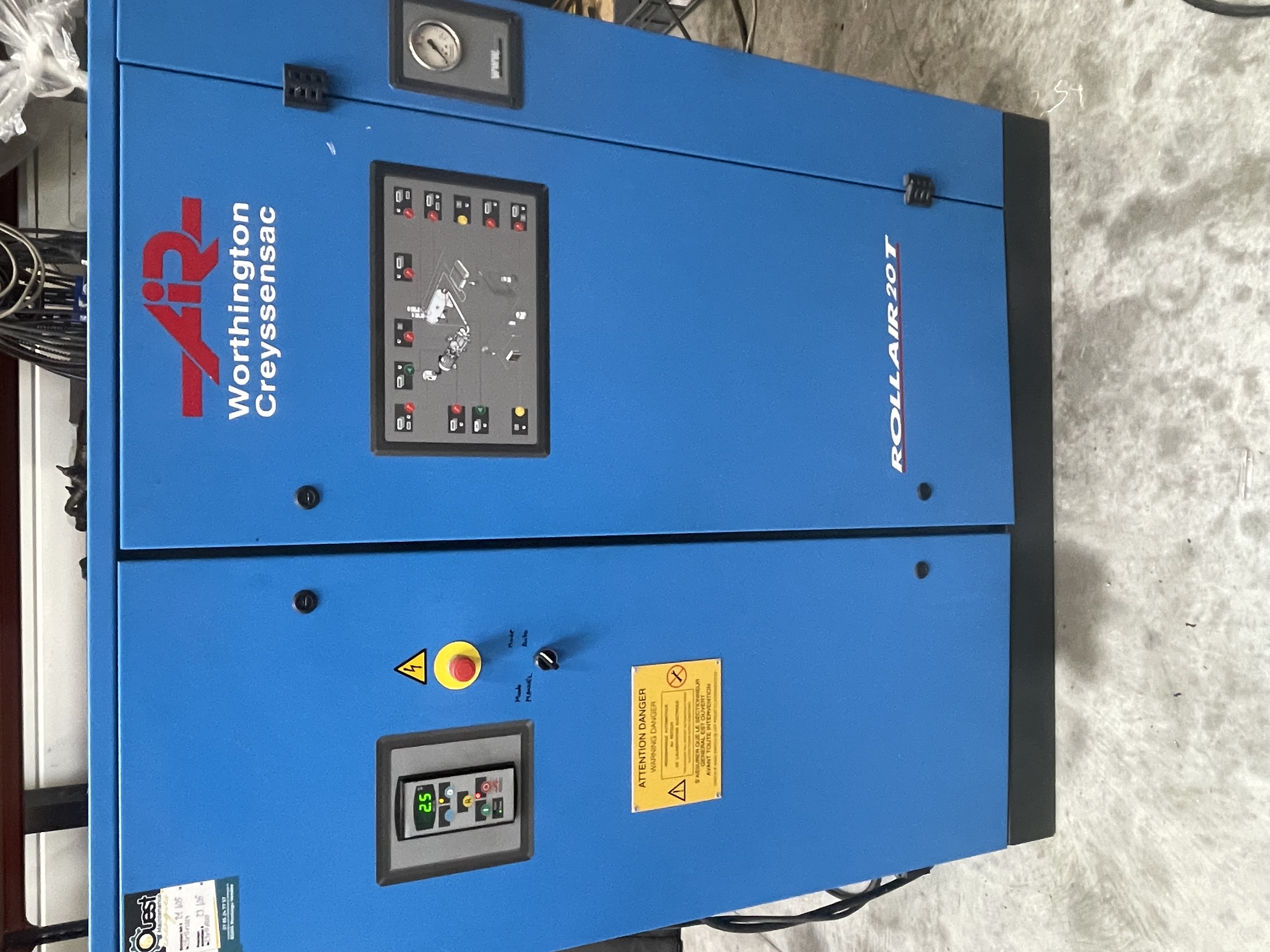 Compresseur Worthington Creyssensac RLR 20 AM T