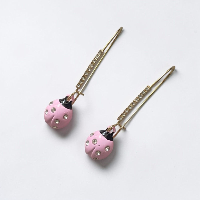 Betsey Johnson Adorable Pink Drop Earrings