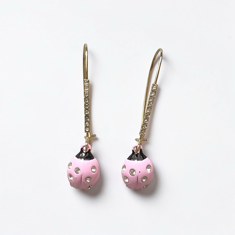 Betsey Johnson Adorable Pink Drop Earrings