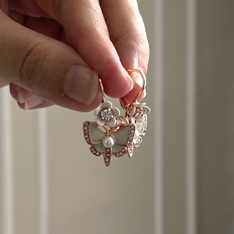 Betsey Johnson Butterfly Earrings