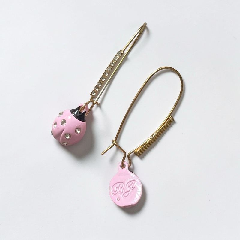 Betsey Johnson Adorable Pink Drop Earrings
