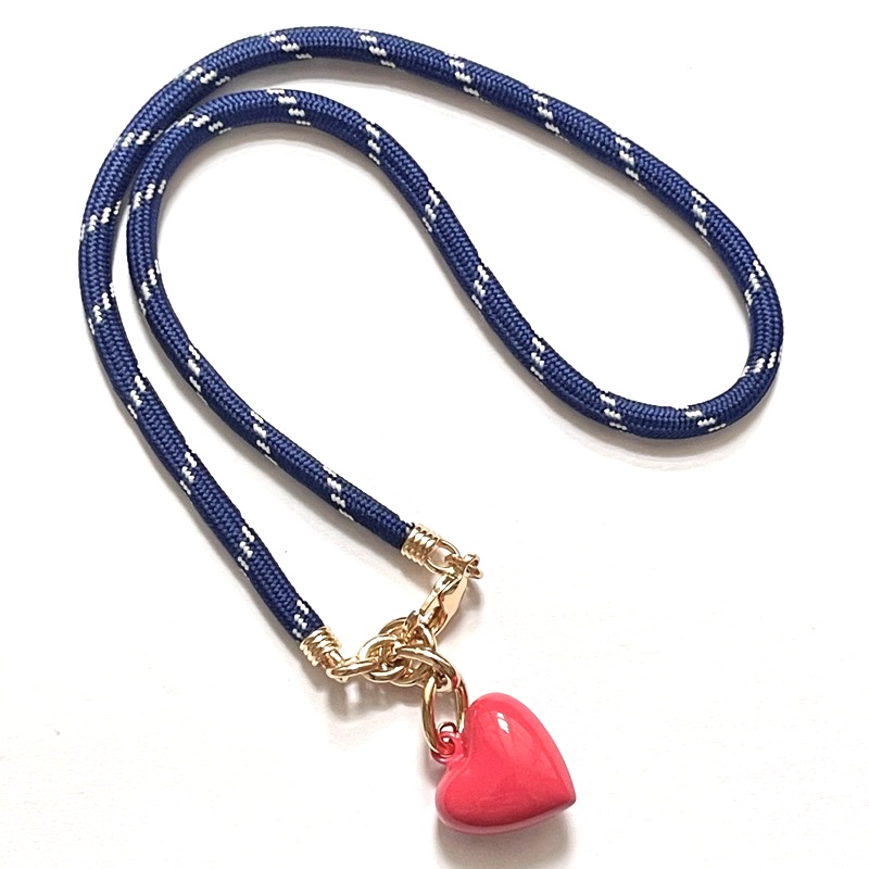 RA Colorful Puffy Heart Pendants.