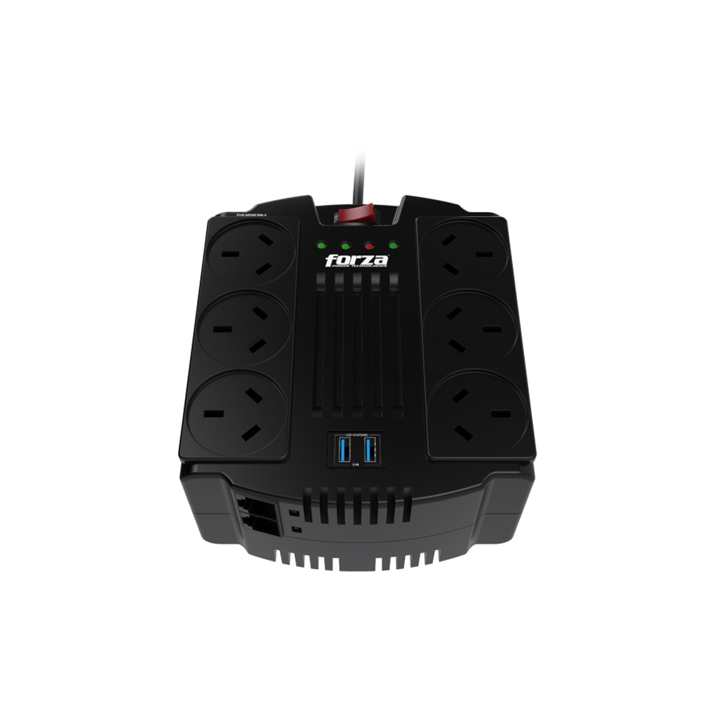 Regulador Voltaje 1200VA/600W  Forza