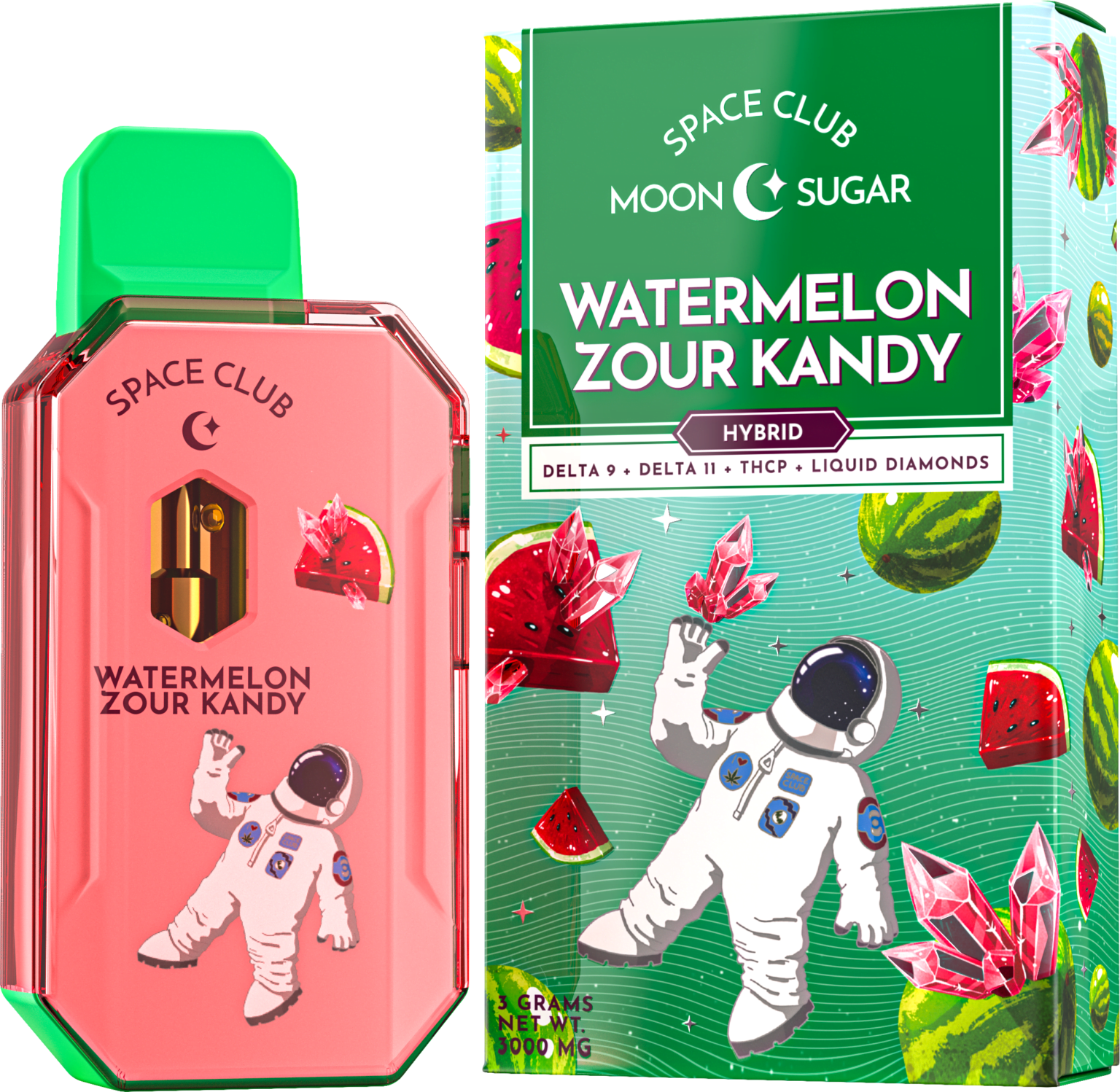 Moon Sugar Watermelon Sour Kandy 3G