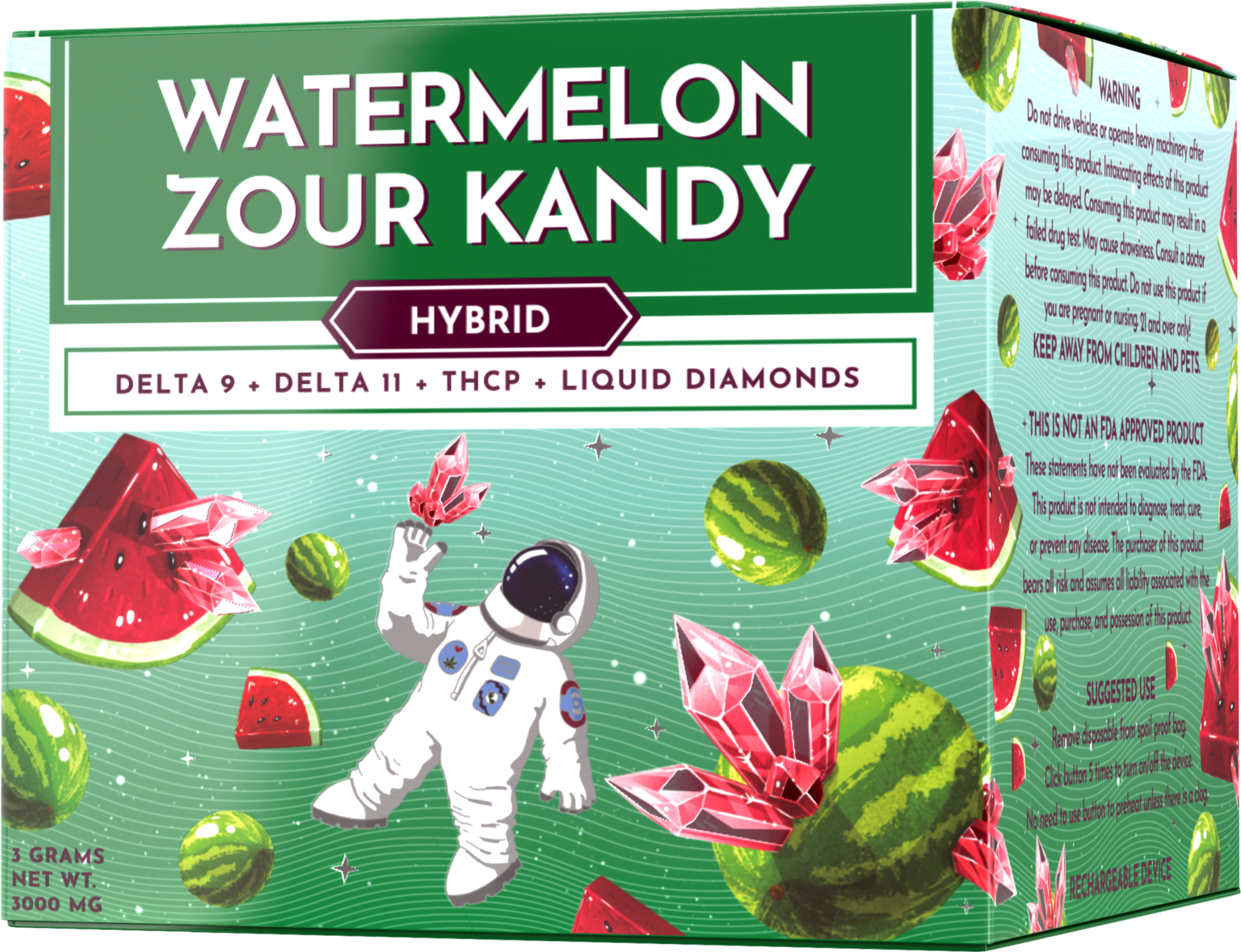 Watermelon Zour Kandy 10 Pack