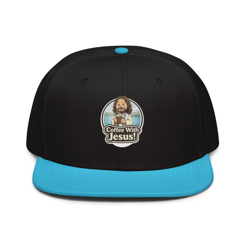 Coffee With Jesus Snapback Hat