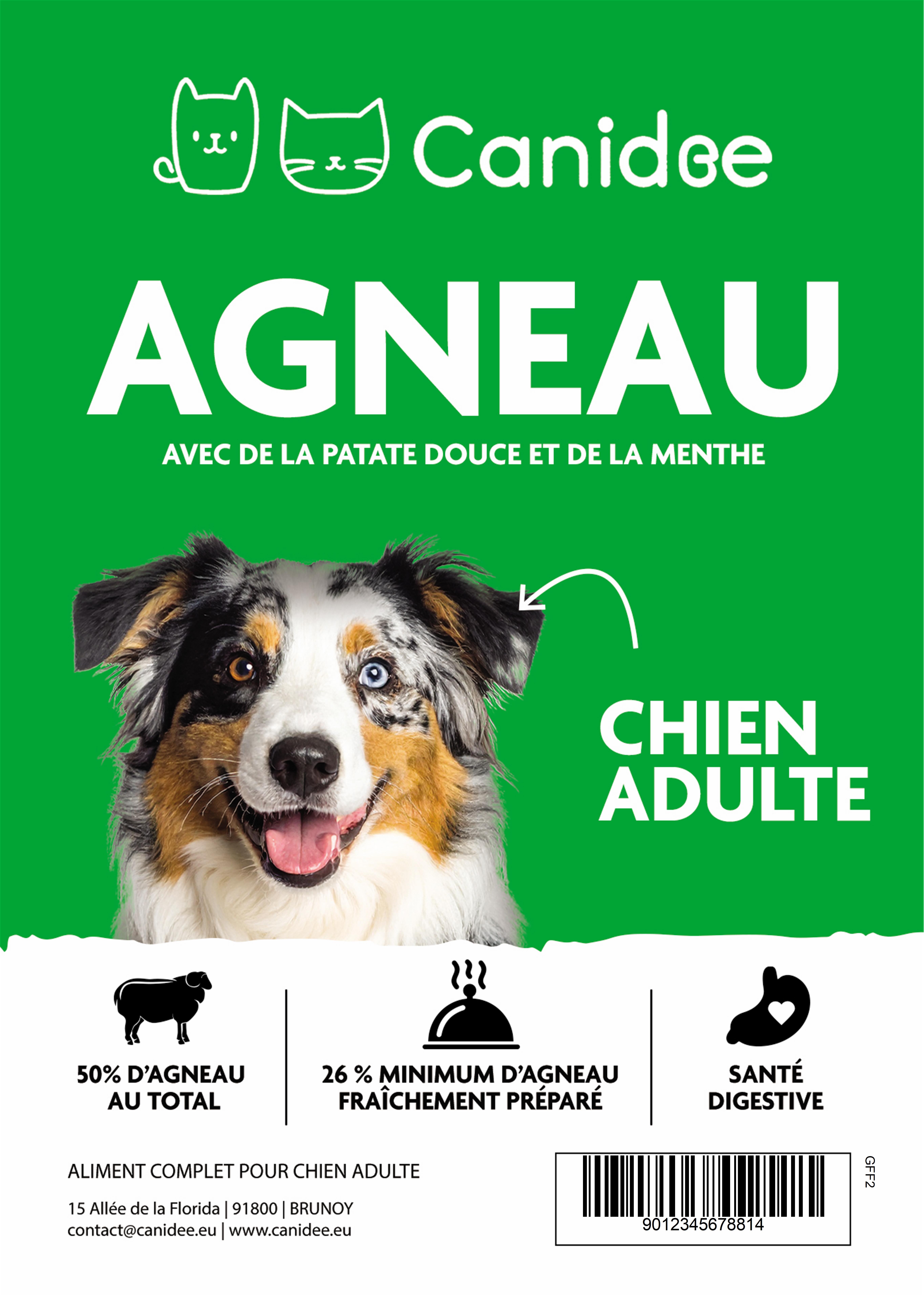 Croquettes Sans Céréales Pour Chien Adulte   