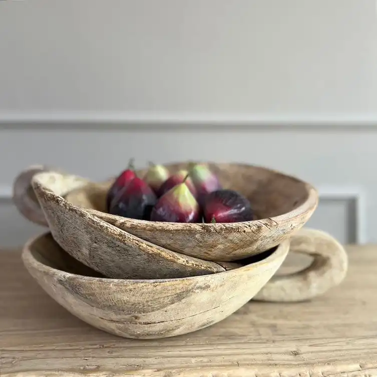 Vintage Wood Bowl 