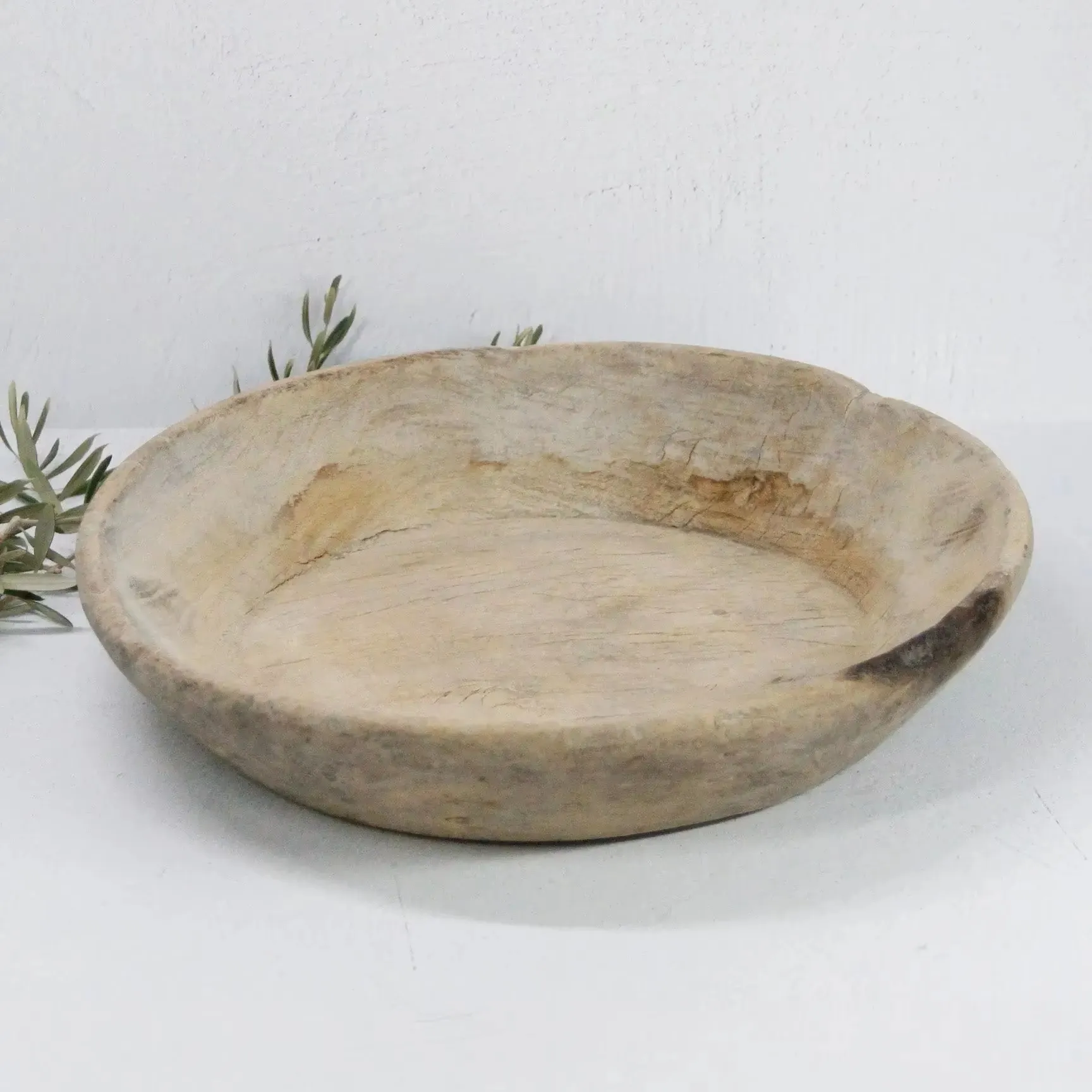 Antique Wooden Bowl