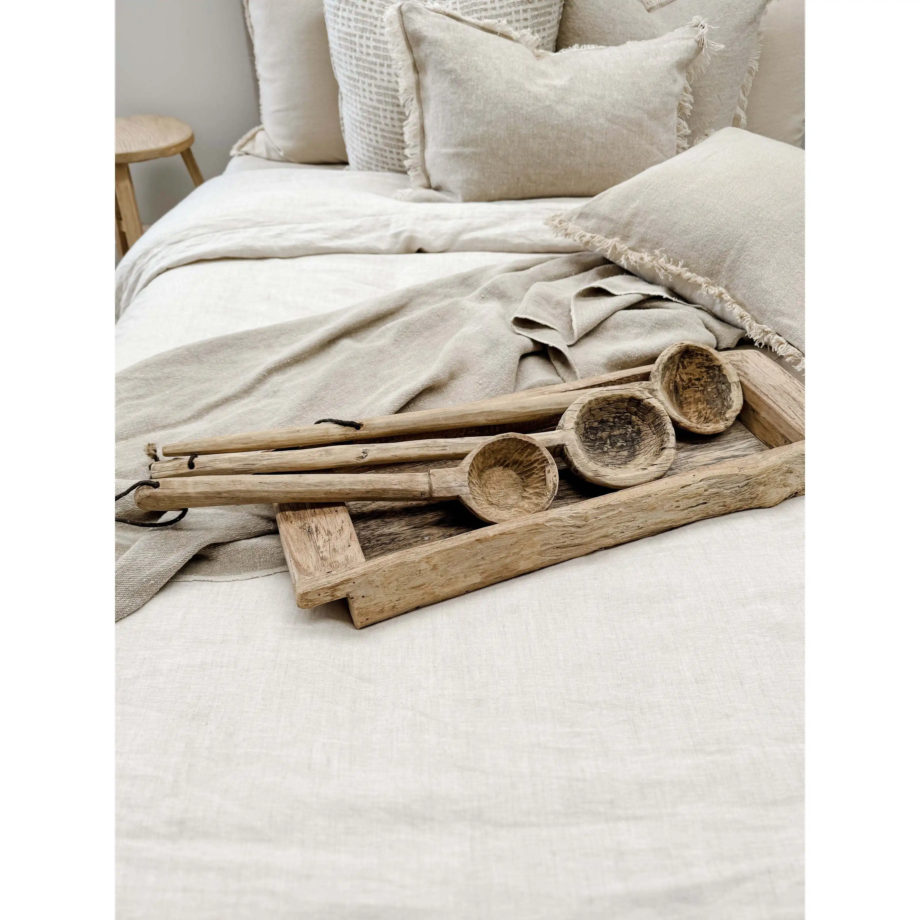 Vintage Indian Teak Spoon