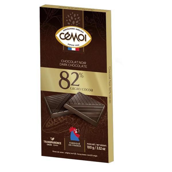 Chocolat noir Cémoi 82% 100g