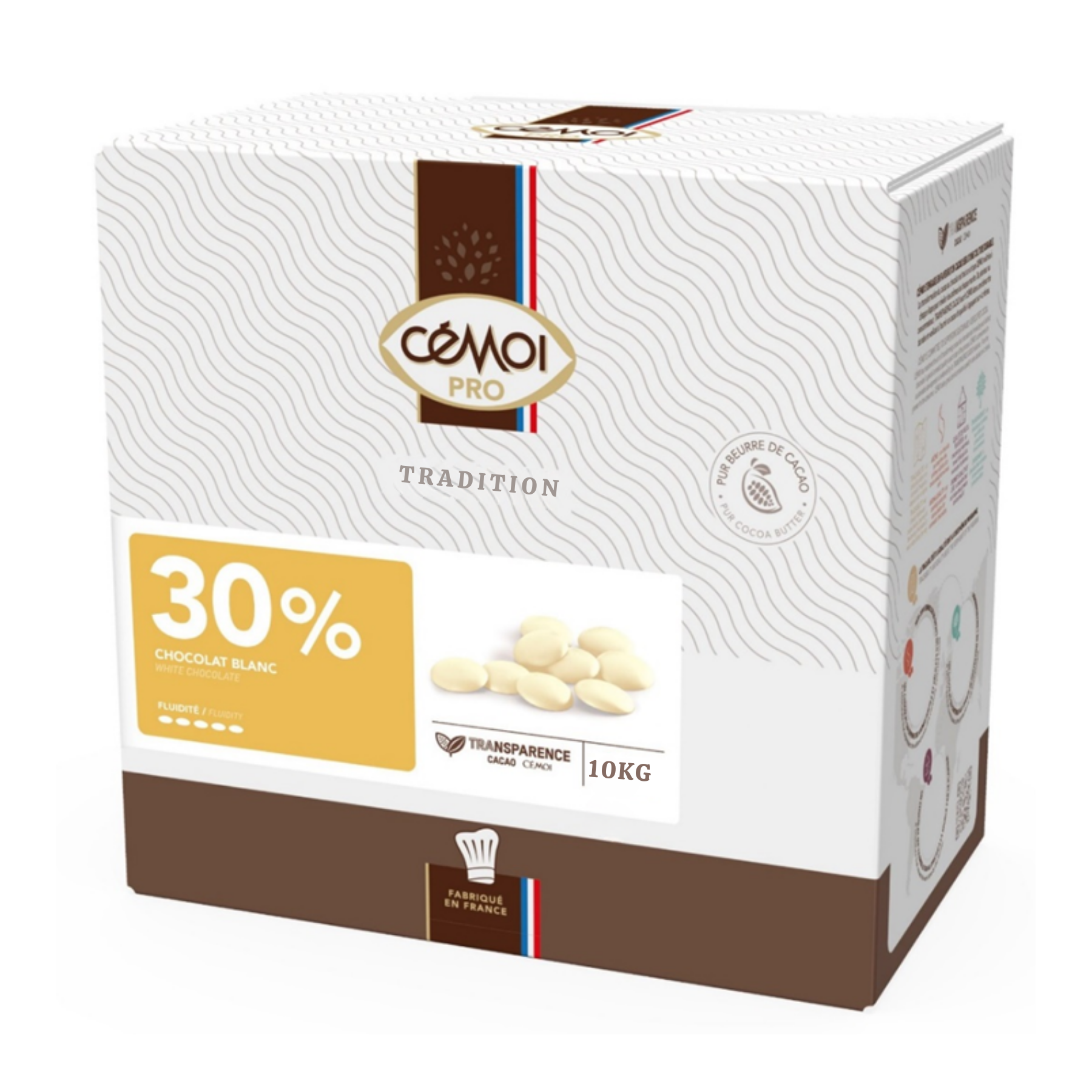 Cémoi Pro Chocolat Blanc 30% - 10kg