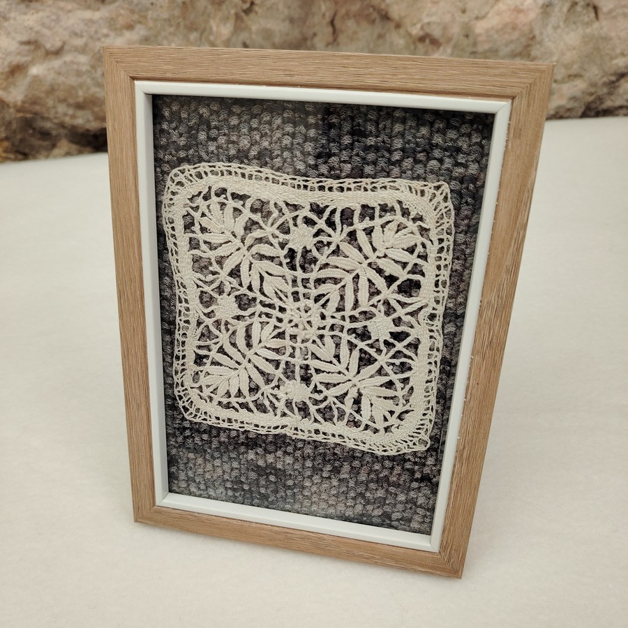 Macélia tableau tricot crochet fait-main