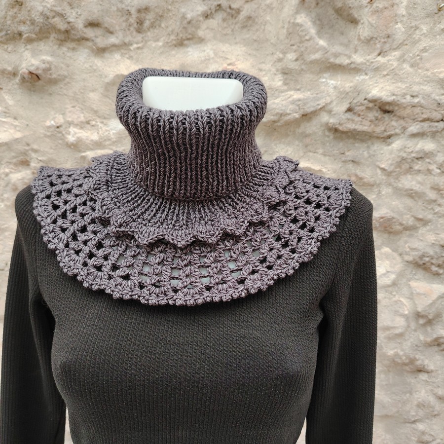 Ensemble tour de cou et bandeau Léontine 